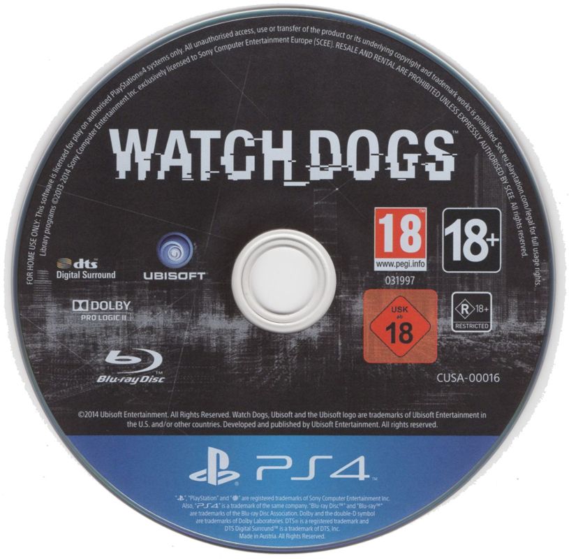 Media for Watch_Dogs (DedSec Edition) (PlayStation 4)