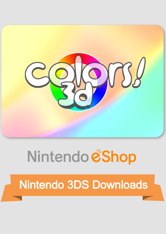 Front Cover for Colors! 3D (Nintendo 3DS): 1st version