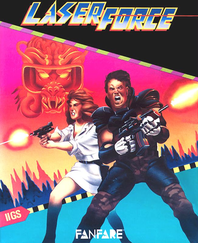 Front Cover for Laser Force (Apple IIgs)