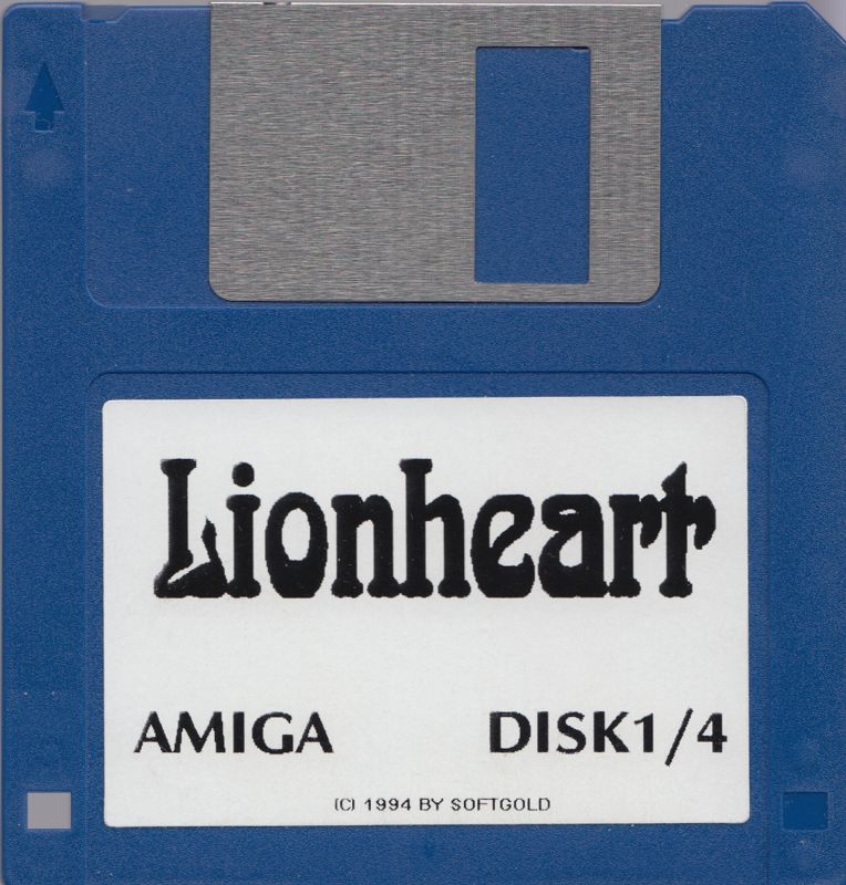 Media for Lionheart (Amiga) (Topshots Deluxe budget release): Disk 1/4