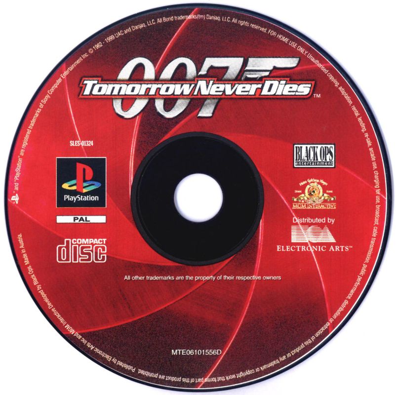 Media for 007: Tomorrow Never Dies (PlayStation)