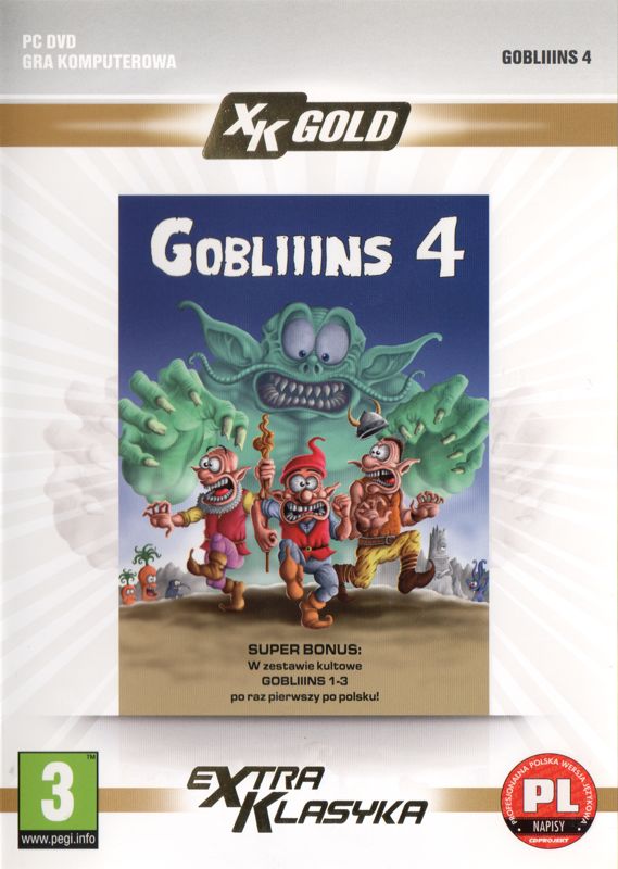 Front Cover for Gobliiins 4 (Windows) (eXtra Klasyka: XK GOLD release)