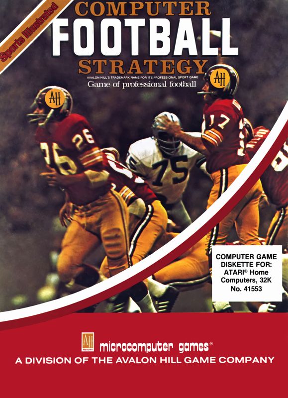 Front Cover for Computer Football Strategy (Atari 8-bit) (Diskette release)