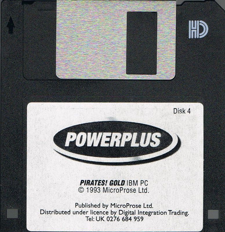 Media for Pirates! Gold (DOS) (Powerplus release): Disk 4