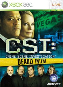 Front Cover for CSI: Crime Scene Investigation - Deadly Intent (Xbox 360) (Games on Demand release)