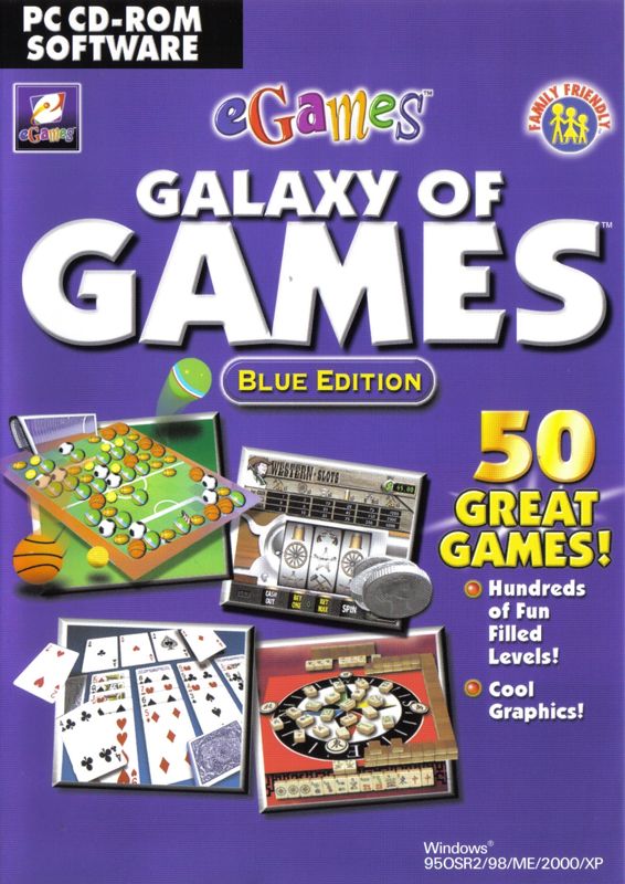 2001 eGames Galaxy of Games Platinum Edition CD-Rom - 21 Family Friendly  Games