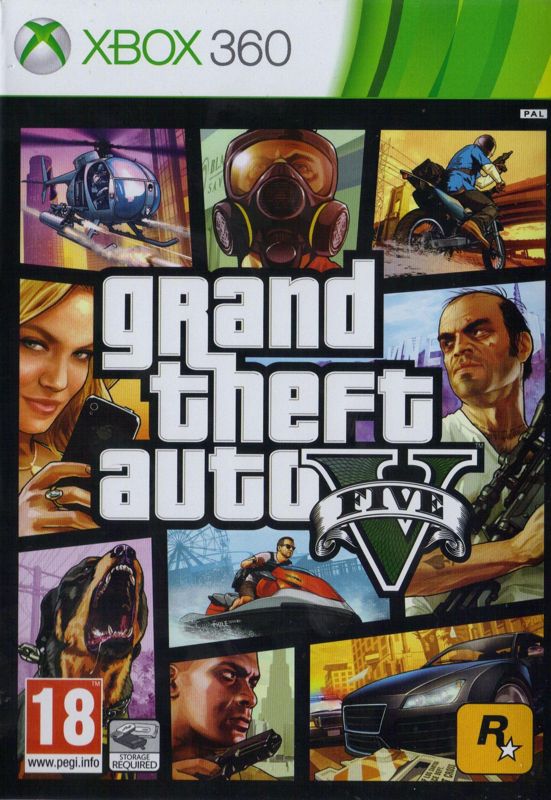 Front Cover for Grand Theft Auto V (Xbox 360)