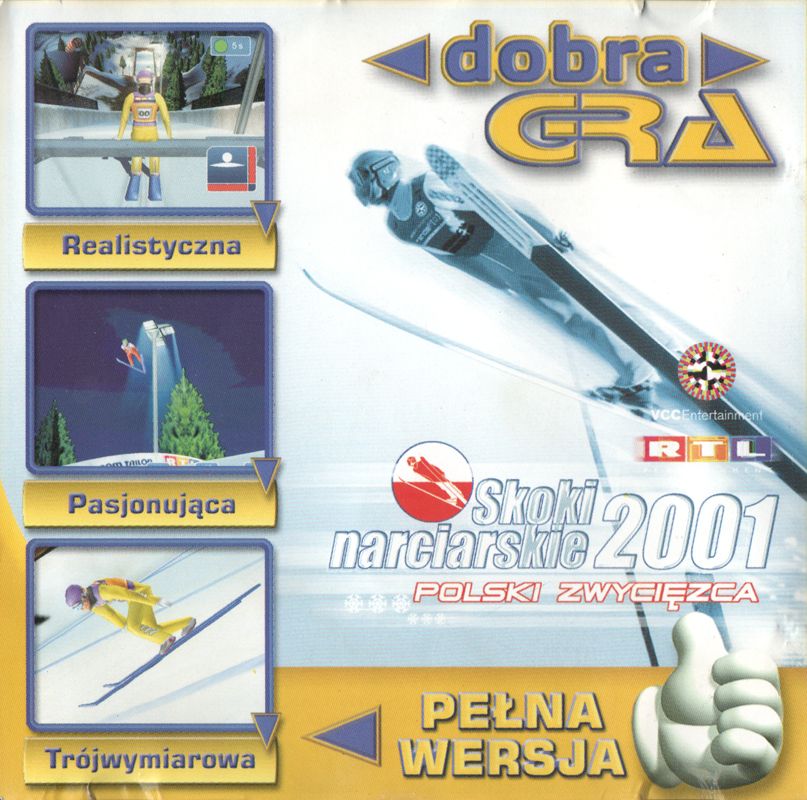 Other for RTL Skispringen Herausforderung 2001 (Windows) (Dobra GRA 1/2001 covermount): Jewel Case - Front