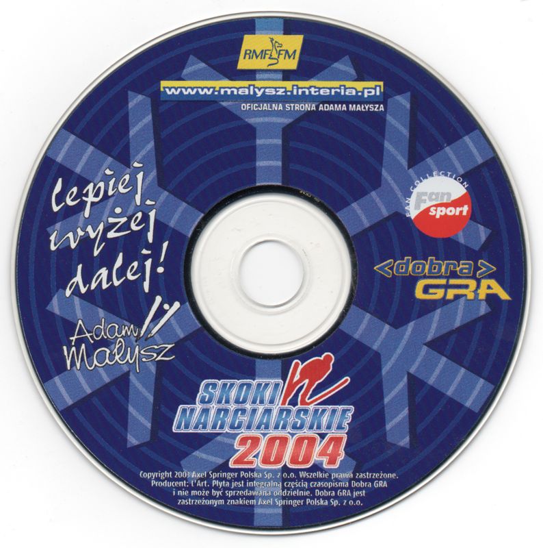 Media for Ski Jumping 2004 (Windows) (Dobra GRA 1/2004 covermount)