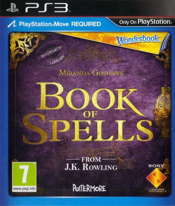 Front Cover for Wonderbook: Book of Spells (PlayStation 3)