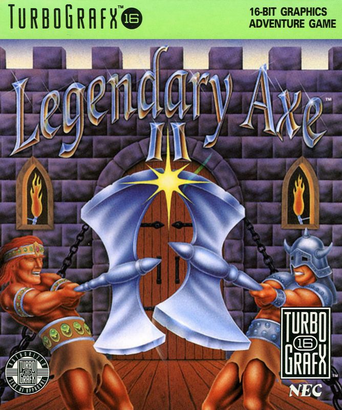 Front Cover for Legendary Axe II (TurboGrafx-16)