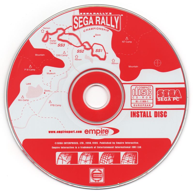 Media for SEGA Rally 2 Championship (Windows): Install Disc