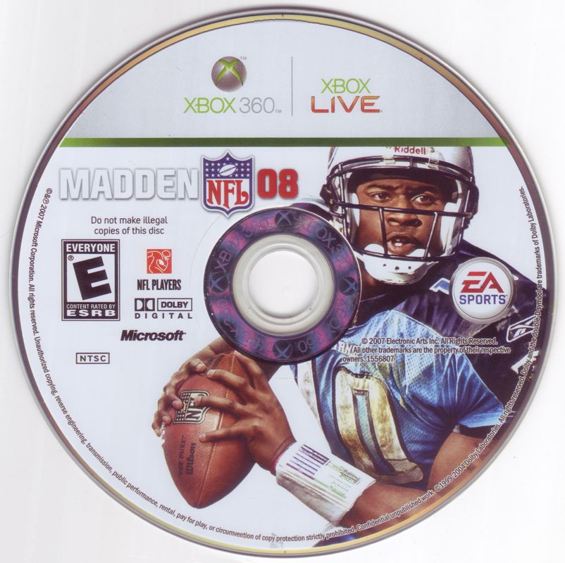 Media for Madden NFL 08 (Xbox 360)