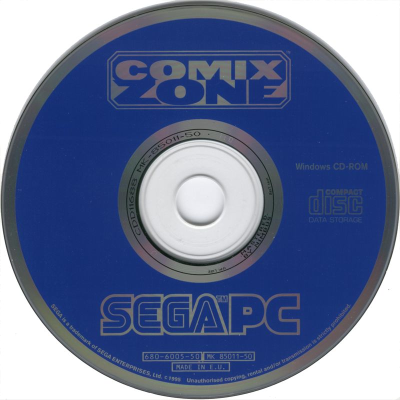 Media for Comix Zone (Windows and Windows 3.x)