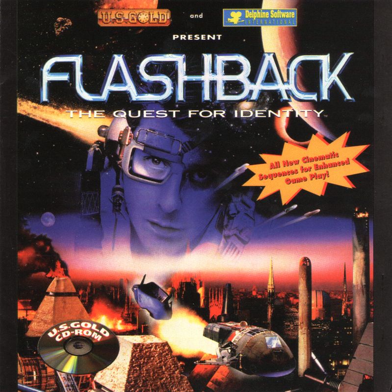 Front Cover for Flashback: The Quest for Identity (DOS) (U.S. Gold release)