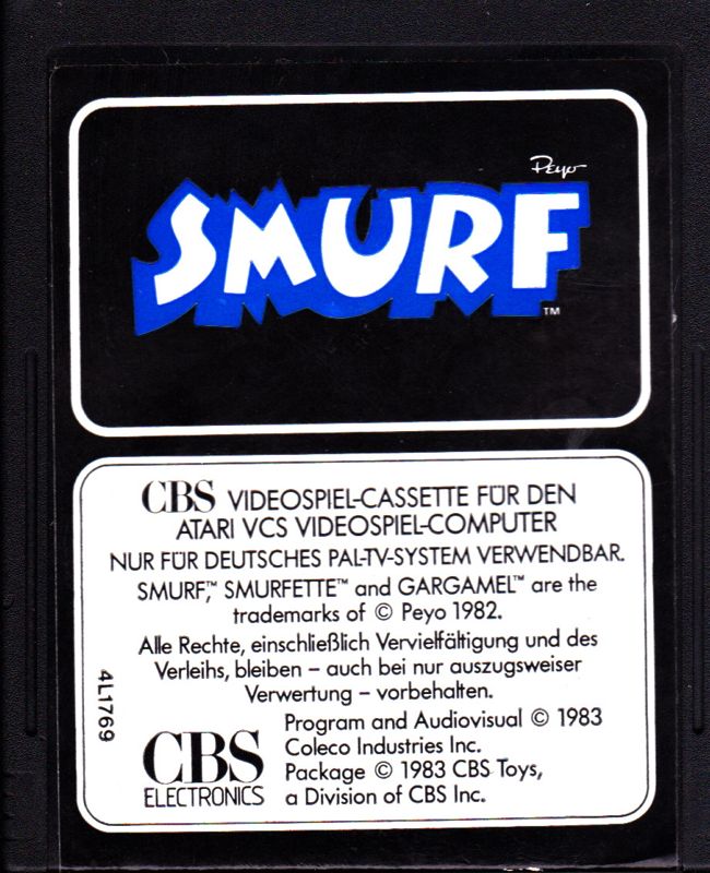 Media for Smurf: Rescue in Gargamel's Castle (Atari 2600)