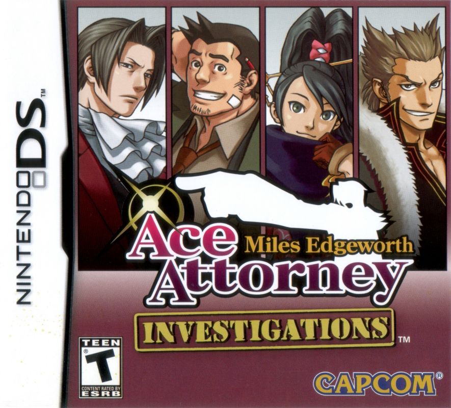 Front Cover for Ace Attorney Investigations: Miles Edgeworth (Nintendo DS)