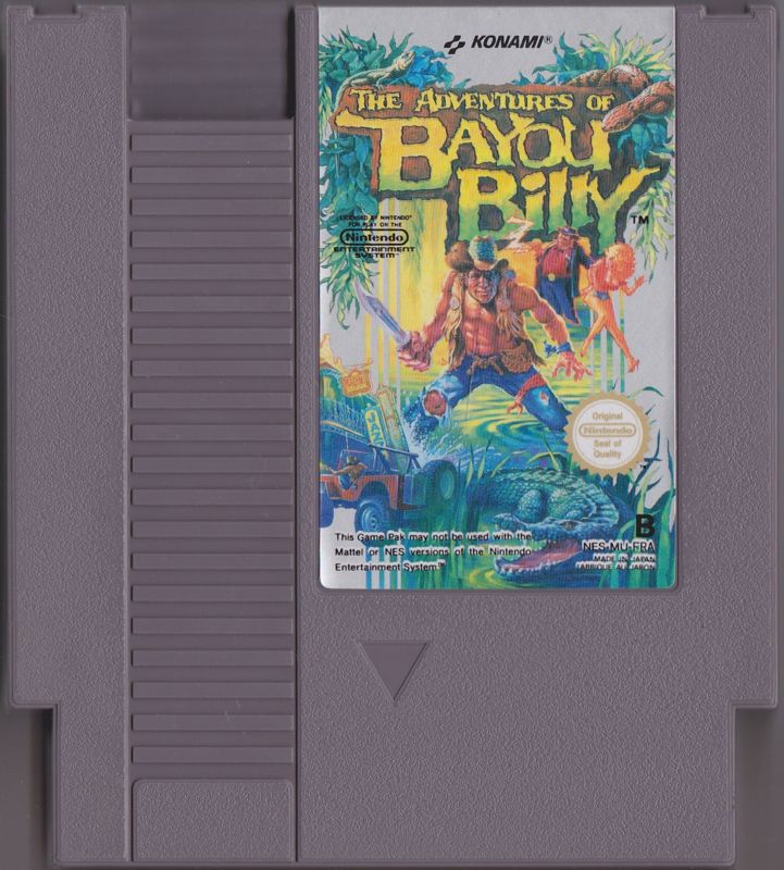 Media for The Adventures of Bayou Billy (NES): Front