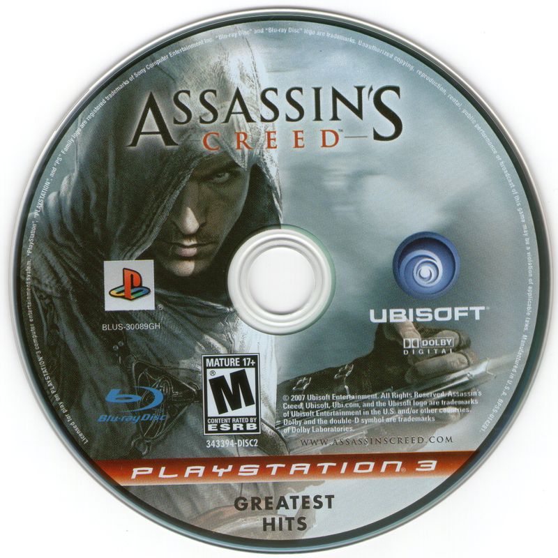 Media for Assassin's Creed (PlayStation 3) (Greatest Hits release)