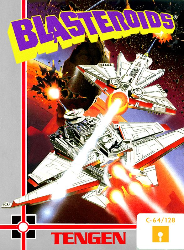 Front Cover for Blasteroids (Commodore 64)