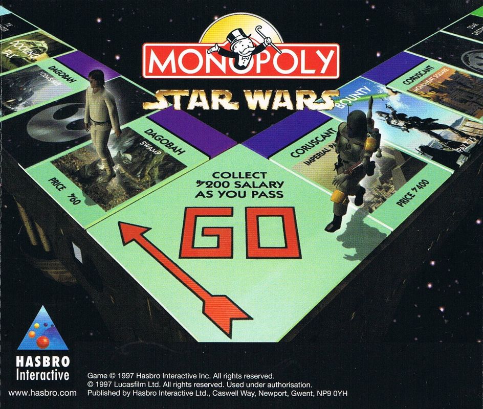 Other for Star Wars: Monopoly (Windows): Jewel Case back