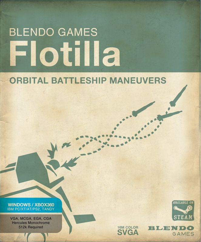 Front Cover for Flotilla (Windows and Xbox 360) (Printable big box)