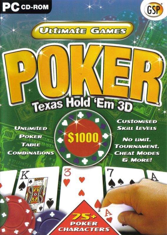 Front Cover for Texas Hold'em 3D XP Championship (Windows)