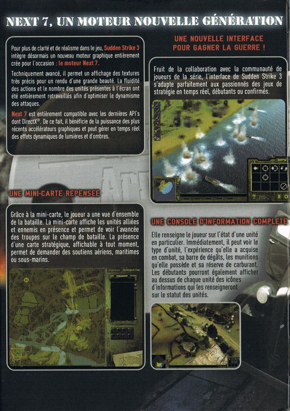 Inside Cover for Sudden Strike 3: Arms for Victory (Windows): left flap inside