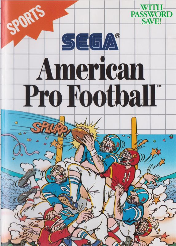 Front Cover for Walter Payton Football (SEGA Master System)