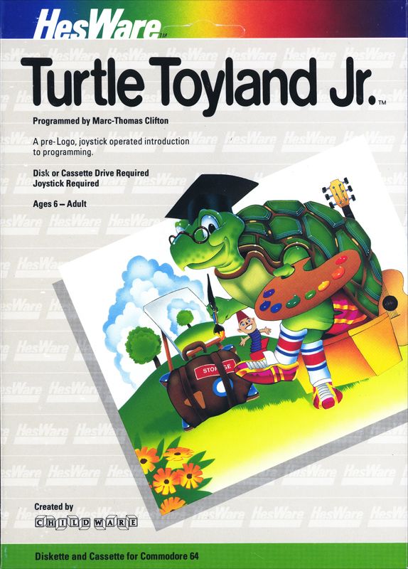 Front Cover for Turtle Toyland Jr. (Commodore 64)