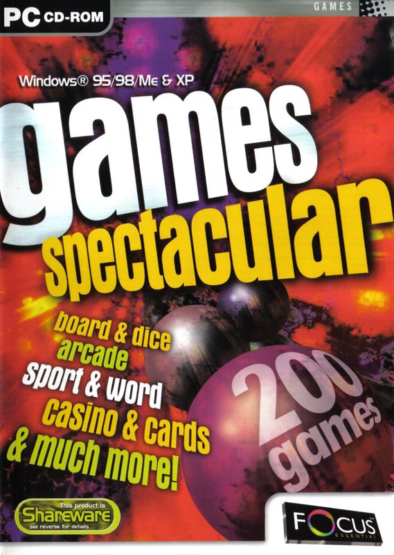 Front Cover for Games Spectacular (Windows)