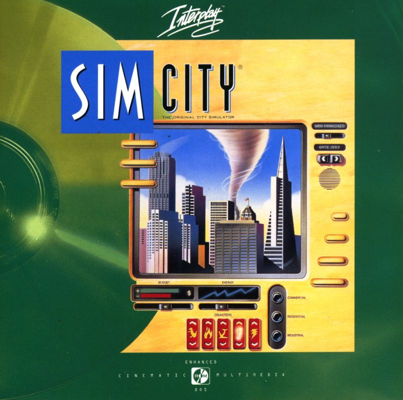 Other for SimCity: Enhanced CD-ROM (DOS) (White Label Release): Jewel Case - Front