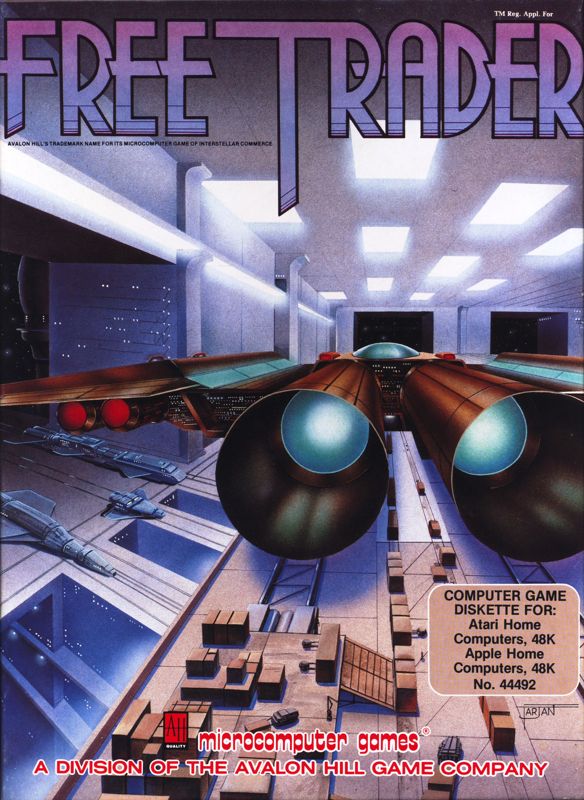 Front Cover for Free Trader (Apple II and Atari 8-bit) (Flippy Disk release)