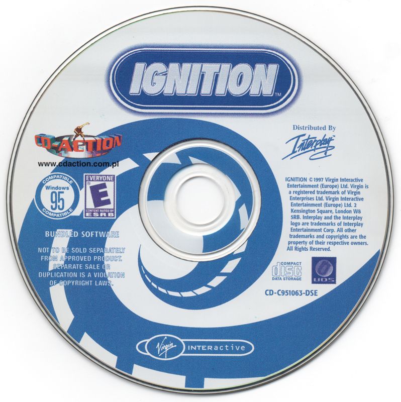 Ignition cover or packaging material MobyGames