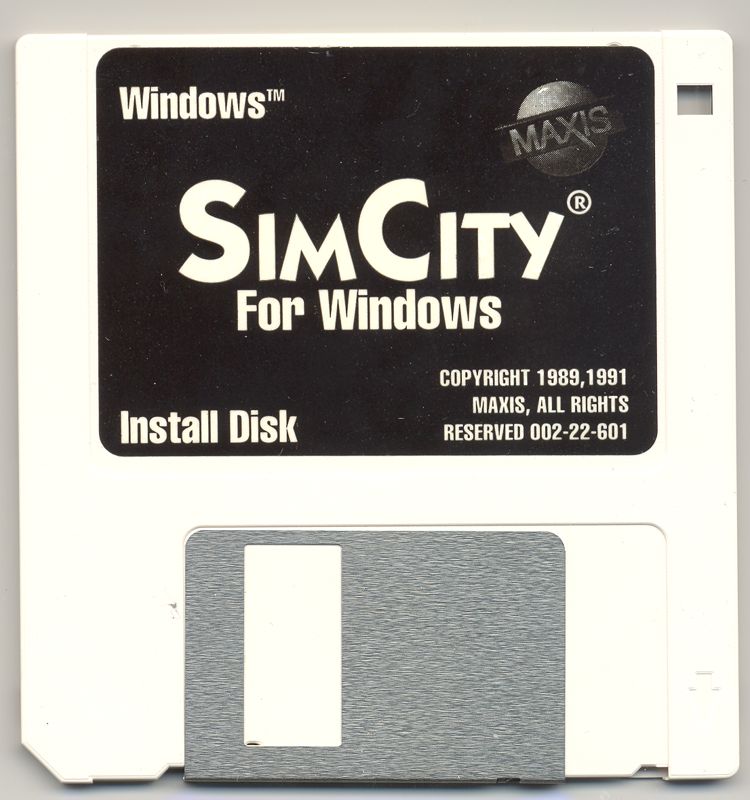 Media for SimCity Classic (Windows 3.x): Disk 1/1