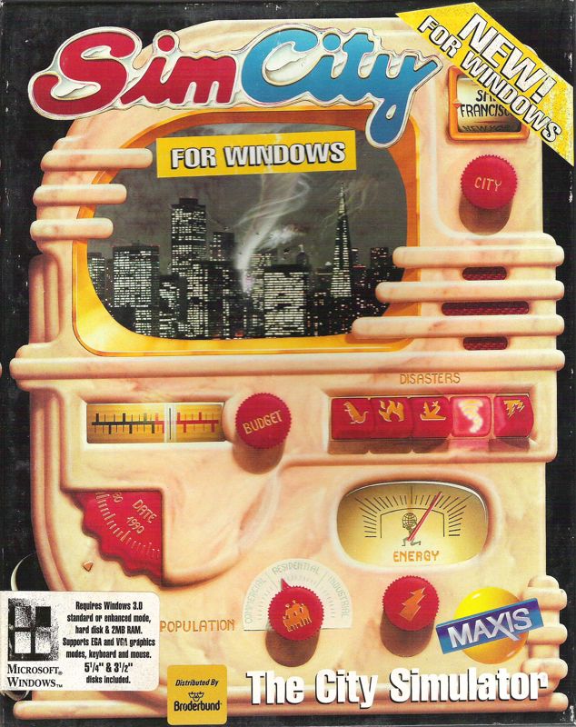 Front Cover for SimCity Classic (Windows 3.x)