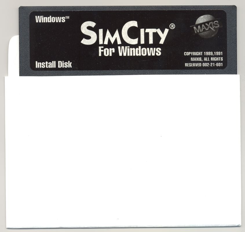 Media for SimCity Classic (Windows 16-bit): Disk 1/2