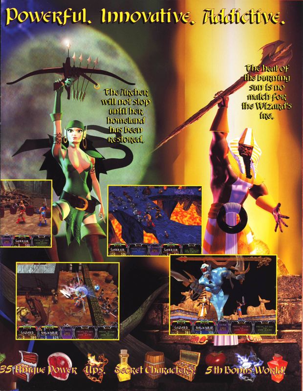 Inside Cover for Gauntlet: Legends (Arcade): Right