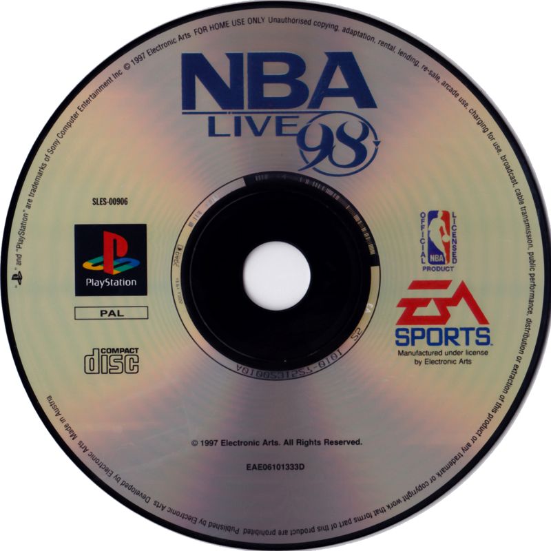 Media for NBA Live 98 (PlayStation)