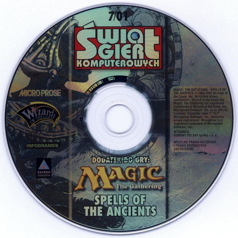Media for Magic: The Gathering - Spells of the Ancients (Windows) (Bundled with Świat Gier Komputerowych magazine #7/2001)