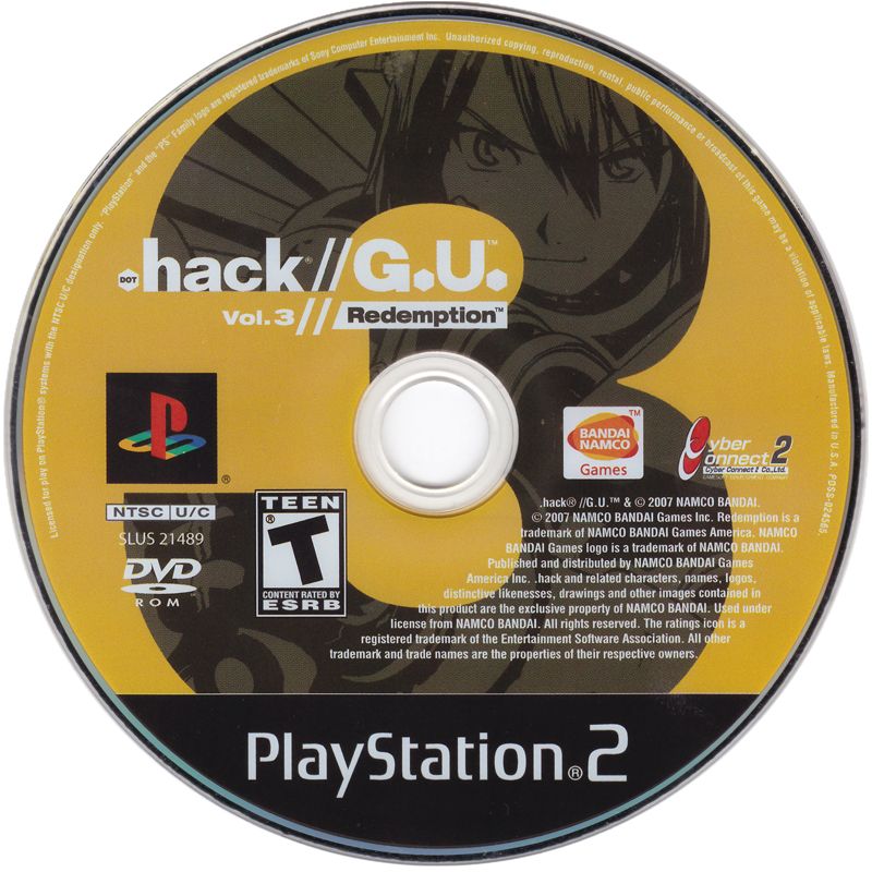 Media for .hack//G.U. Vol. 3//Redemption (PlayStation 2)
