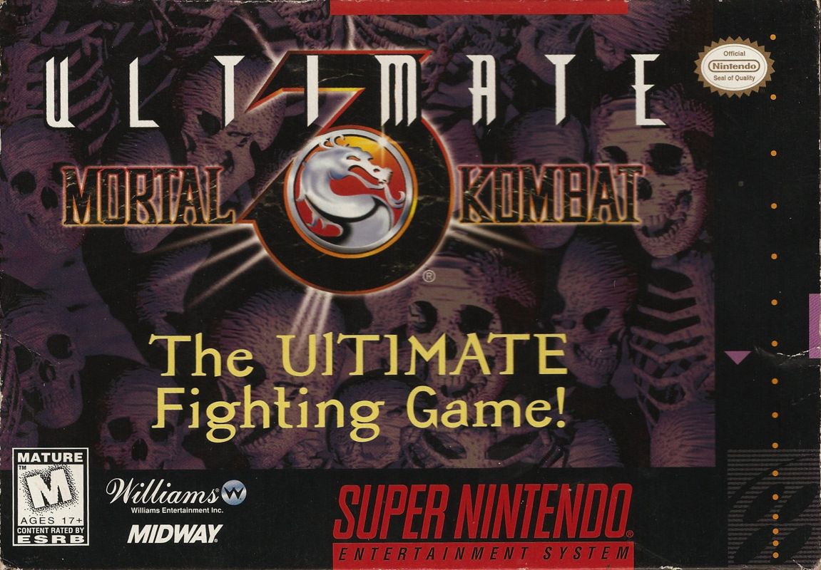 Front Cover for Ultimate Mortal Kombat 3 (SNES)