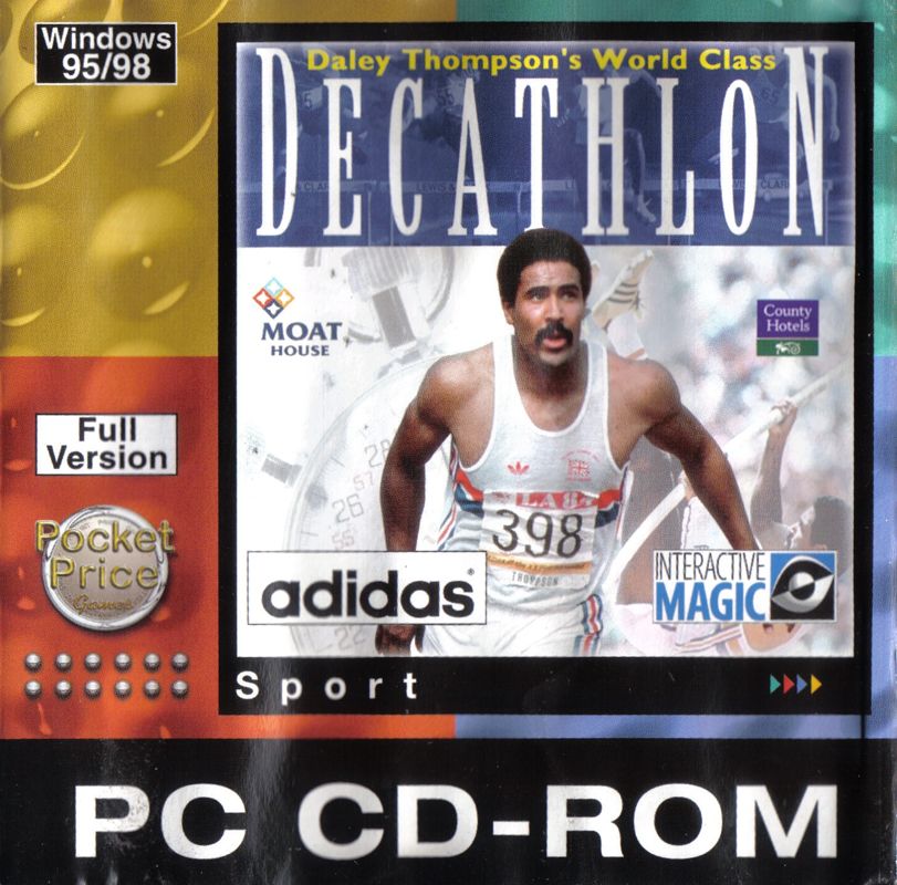 Front Cover for Bruce Jenner's World Class Decathlon (Windows) (Pocket Price release)