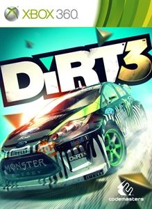 Front Cover for DiRT 3 (Xbox 360) (Games on Demand release)