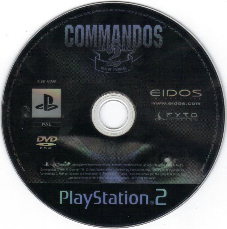 Media for Commandos 2: Men of Courage (PlayStation 2)