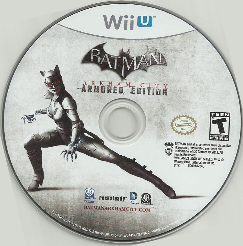 Batman Arkham City Armored Edition Cover Or Packaging Material Mobygames