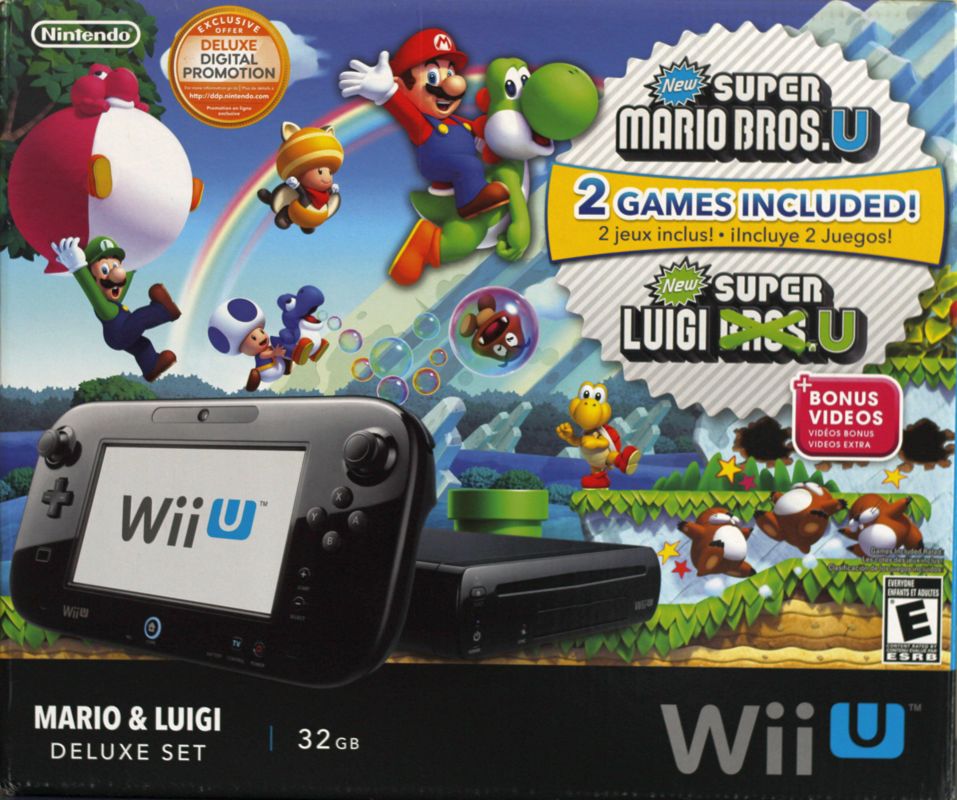 Front Cover for New Super Mario Bros. U + New Super Luigi U (Wii U)