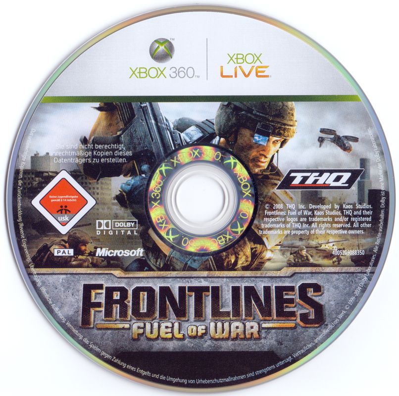 Media for Frontlines: Fuel of War (Xbox 360)