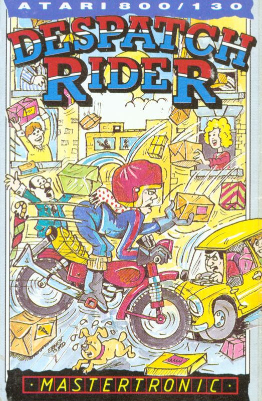 Front Cover for Despatch Rider (Atari 8-bit)