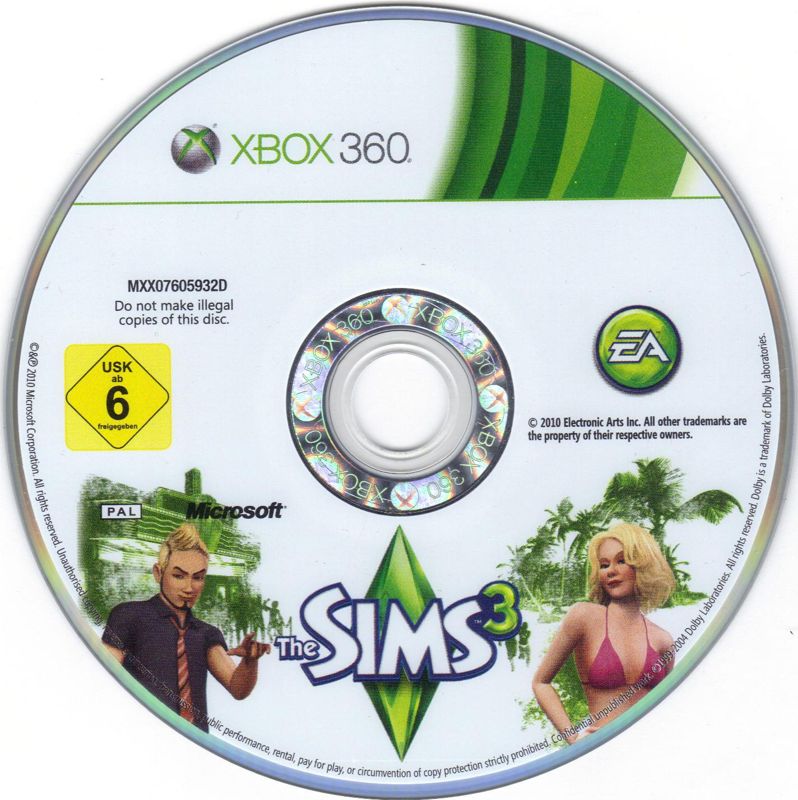 Media for The Sims 3 (Xbox 360)